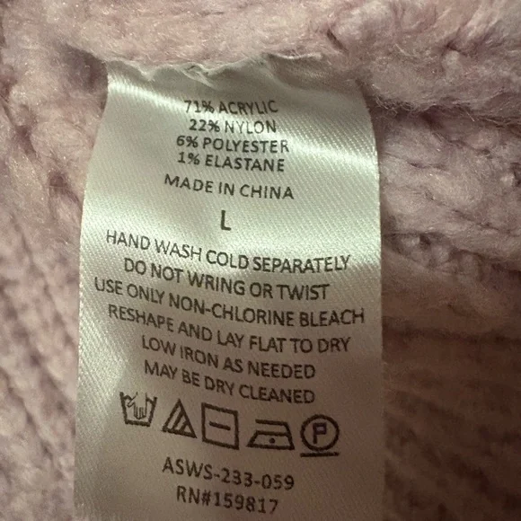 Altar’d State Women's Pink Knit Sweater - Picture 3 of 5